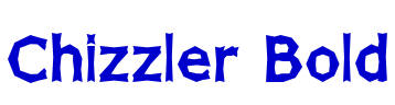 Chizzler Bold الخط